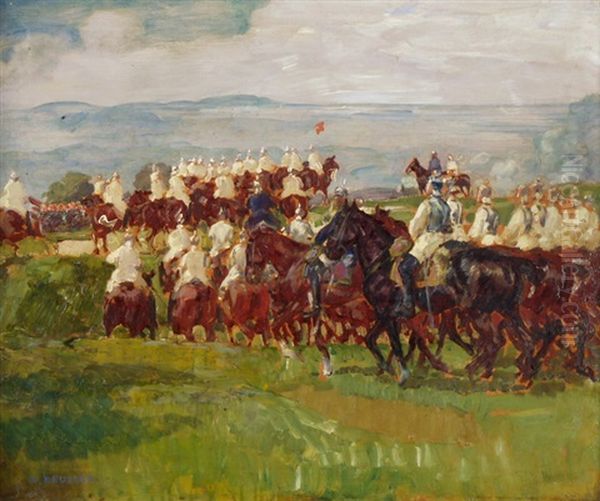Kurassier In Der Levade - view 1