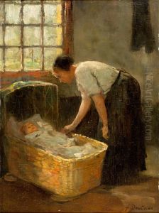 Bij De Wieg by Frans Deutmann