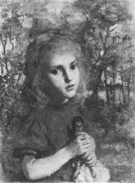 A Girl With A Doll - view 1