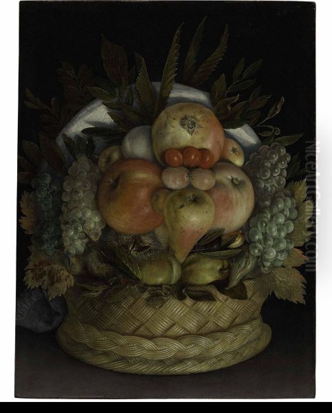 A Reversible Anthropomorphic Portrait Of A Man Composed Of Fruit - view 1
