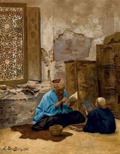 La Lecon by Ludwig Deutsch