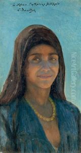 Portrait De Femme Au Collier