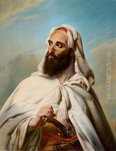 Biblical Figure by Ludwig Deutsch