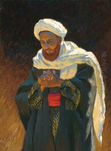 Islamic Priest by Ludwig Deutsch