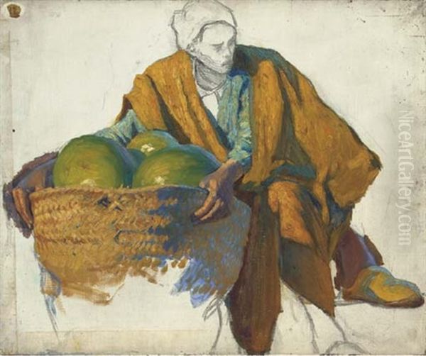 A Market Vendor - view 1
