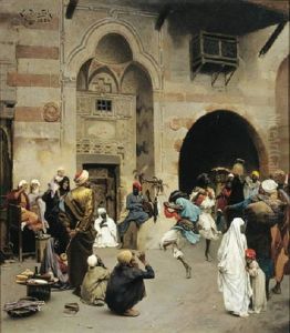 The Nubian Dance by Ludwig Deutsch