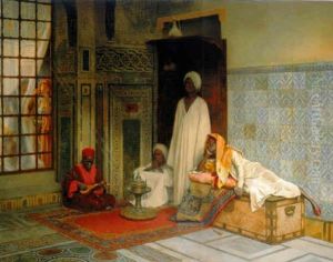 Guards Of The Harem by Ludwig Deutsch