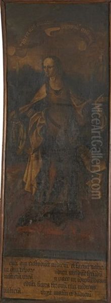 Les Trois Vertus Theologales Associees Aux Quatre Vertus Cardinales : La Foi; L'esperance; La Charite; La Prudence; La Temperance; La Force; La Justice (set Of 7) - view 1