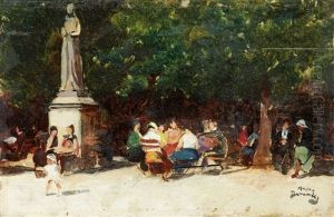 Au Parc, A L'ombre Des Arbres