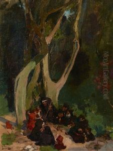 Lutins Dans Un Sous-bois by Andre Devambez