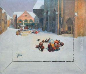 Mages Et Lutins Sur La Place De L'eglise