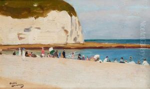 Plage De Normandie by Andre Devambez