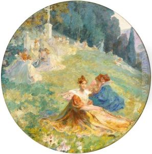 Sur L'herbe by Andre Devambez