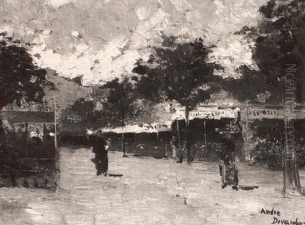 Street Scene With Figures - view 1