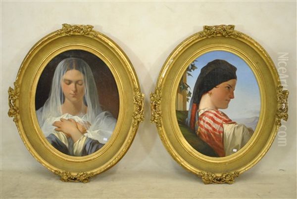 Paire De Portraits (pair) - view 1