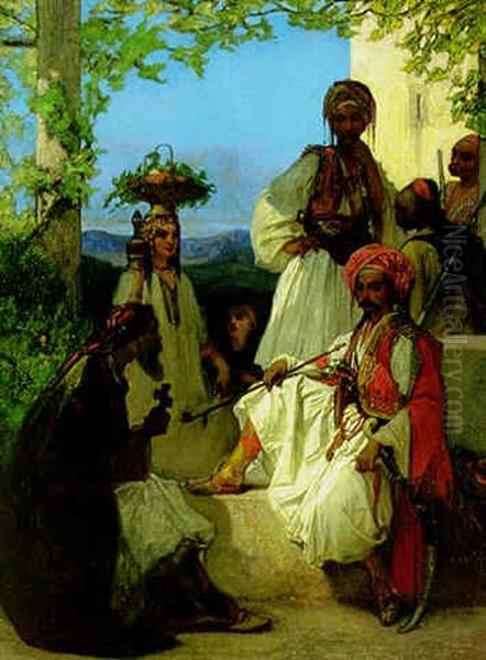 Un Poste De Volontaires, Pres De Salonique, Turkey - view 1