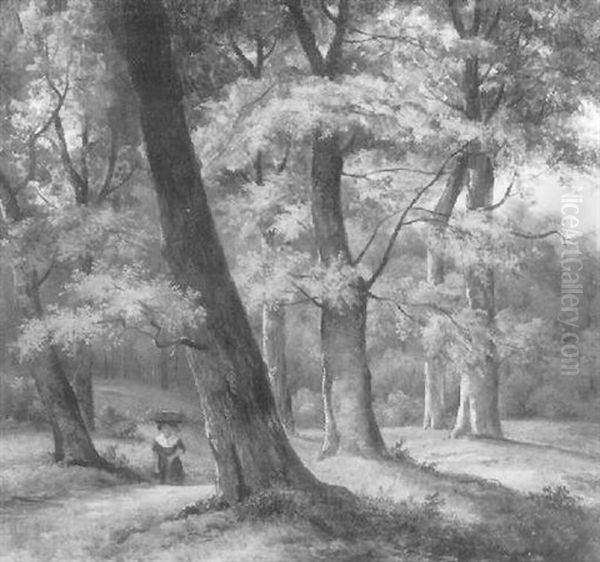 Laubwald Mit Staffage - view 1