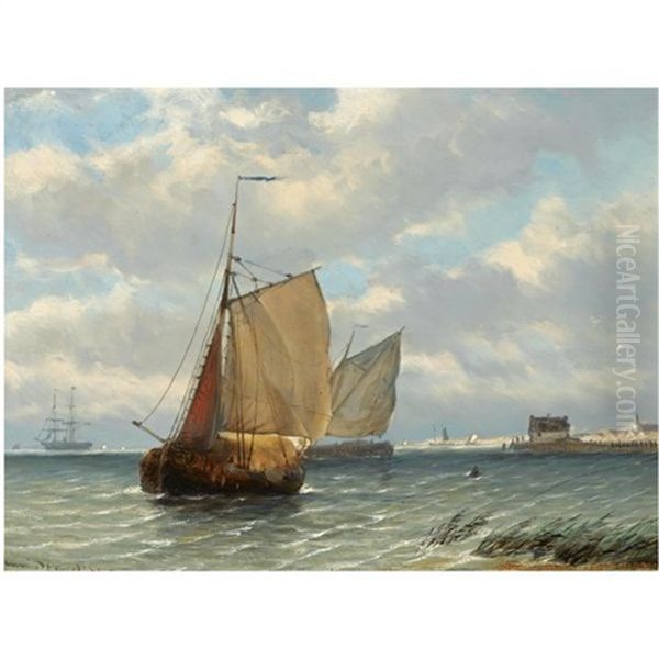 Shipping Off The Coast - view 1