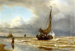 Sailing Vessels In The Surf