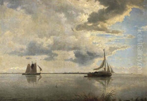Segelboote Auf Der Schelde Bei Schaftingen In Holland - view 1