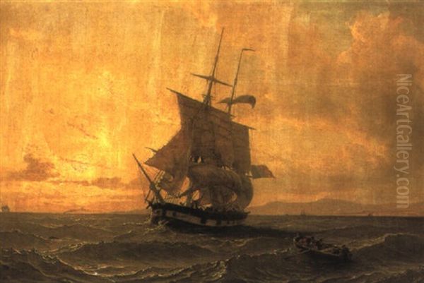 Shipping At Sunset - view 1