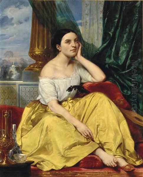 Portrait Presume De Laure Deveria - view 1