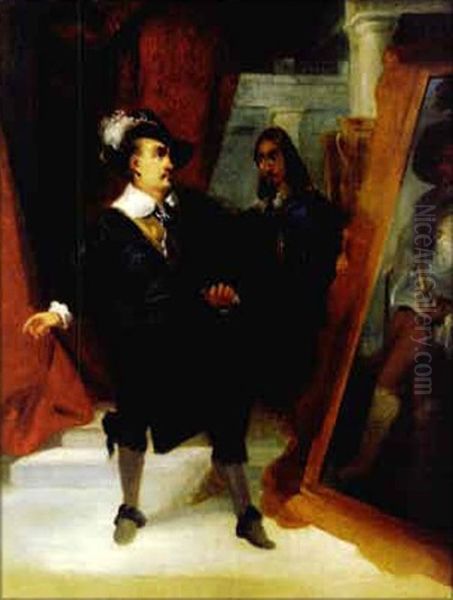 Cromwell Decouvrant Le Portrait De Charles 1er Par Van Dyck - view 1