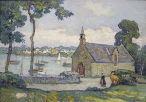 Paysage Breton by Rene (Maire Leon) Devillario