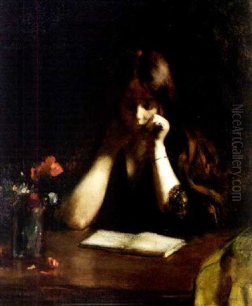 Jeune-fille A La Lecture - view 1