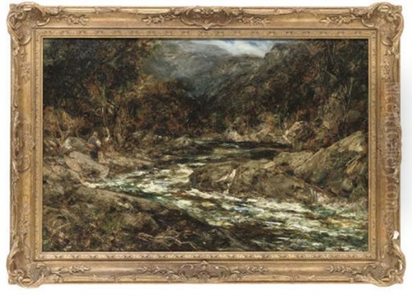On The Lledr, North Wales - view 1
