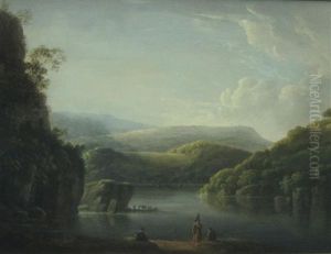 A View On The Neath River by Anthony Devis