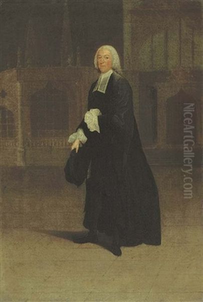 Portrait Of Sir James Burrow, Small Full-length, As Master Of The Crown Office - view 1
