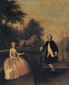 Portrait Of William Tennant Of Little Ashton Hall And His Wife Sarah