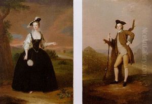 Portrait Of Anne Vernon (nee Lee) In Van Dyckinan Costume Portrait Of Anne Vernon (nee Lee) In Van Dyckinan Costume