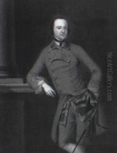 Portrait Of A Gentleman (member Of The Rich Family?) by Arthur Devis