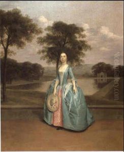 Portrait Of Miss Warden Of Cuckfield Park, Sussex Portrait Of Miss Warden Of Cuckfield Park, Sussex