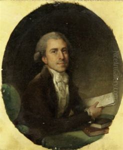 Portrait Of Thomas Henry Davies, Advocate General Of Calcutta, 1751-1792, Seated Half Length Turned To The Right Holding A Document