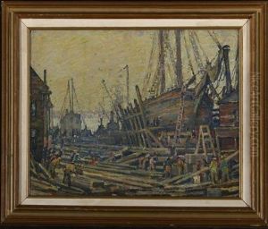 Ship Builders by Frederik Usher Devoll