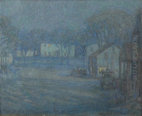 New England Village Moonlight - view 1