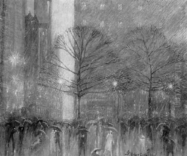 Manhattan Rainstorm - view 1