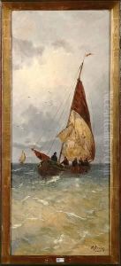 Pecheurs En Mer by Henri Arden