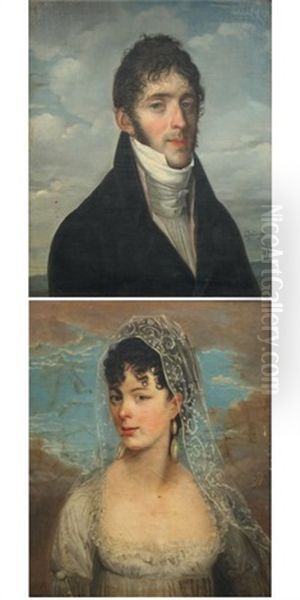 Portrait D'un Armateur Et De Sa Femme (pair) - view 1