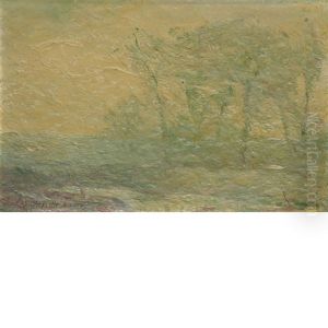 Misty Landscape by Charles Melville Dewey
