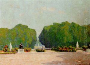 Fountains At Versailles by Wynford Dewhurst