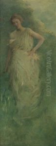 Rose Garden by Thomas Wilmer Dewing