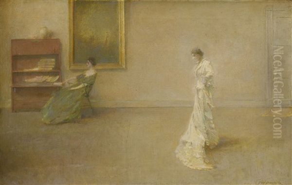 The White Dress by Thomas Wilmer Dewing