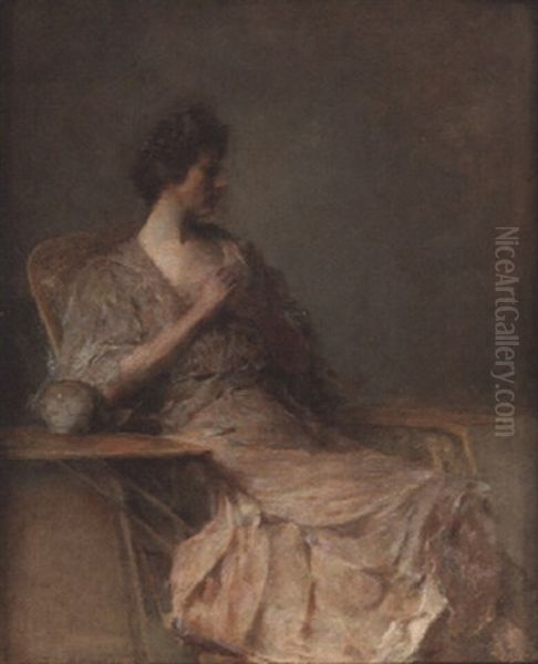 Lady Listening - view 1