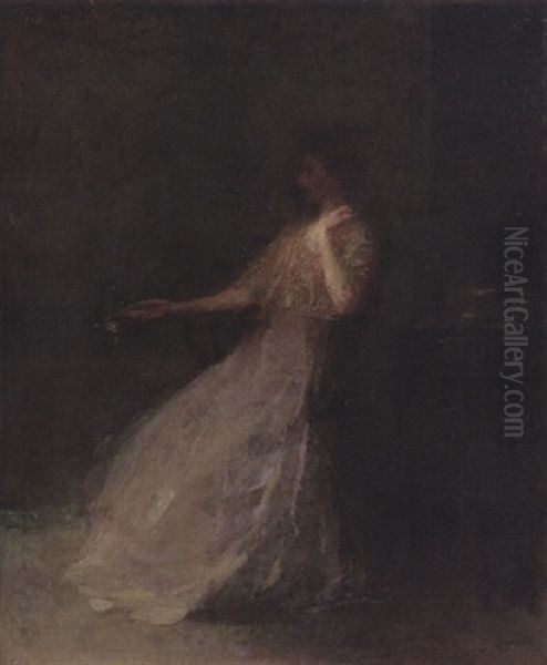 Lady With A Rose - view 1