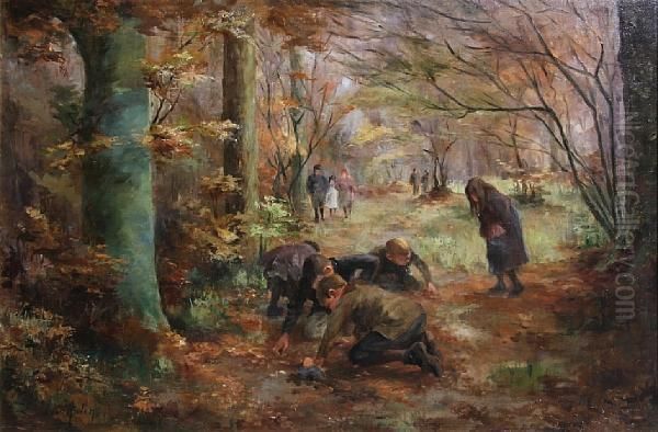 Gathering Chestnuts - view 1
