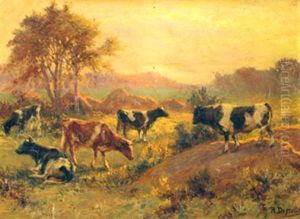 Vaches Dans Un Pre Vaches Dans Un Pre